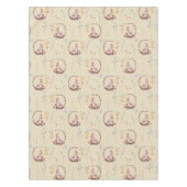 Nappe Lapin De Pâques Dans Un Panier Floral (Devant)