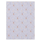 Nappe Lapin De Pâques Dans Une Couronne Florale (Devant)