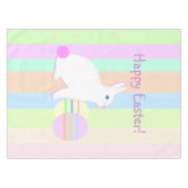 Nappe Lapin de Pâques heureux et œufs (Devant (Horizontal))
