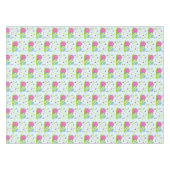 Nappe Lapin de Pâques heureux et œufs (Devant (Horizontal))