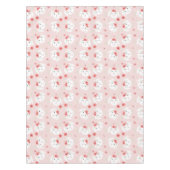 Nappe Lapin Fleur Couronne rose (Devant)