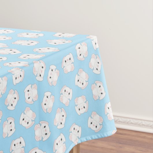 Nappe Lapin Lapin Anniversaire Party Blue (In Situ)