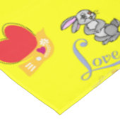 Nappe Lapin lapin de la Saint-Valentin Lapin lapin (Angle)