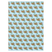 Nappe Lapin Lapin Fleurs Roses (Devant)