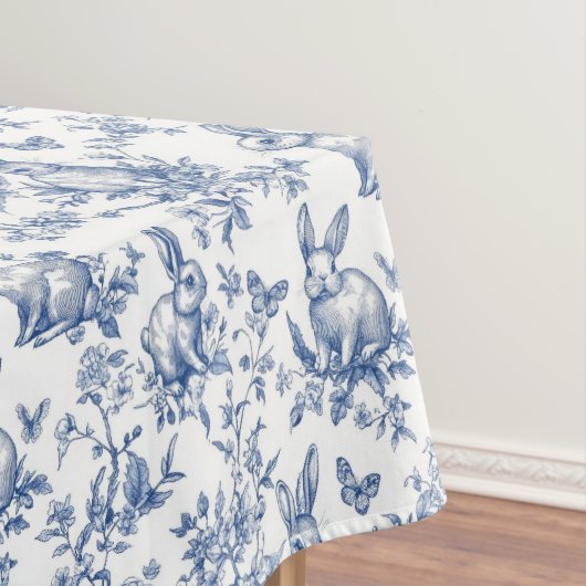 Nappe Lapins de Pâques Chinoiserie Motif (In Situ)