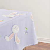 Nappe Lapins de Pâques et carottes Lavande de Printemps (In Situ)