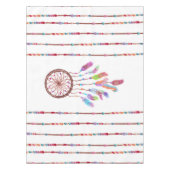 Nappe L'aquarelle peinte à la main Dreamcatcher perle la (Devant)