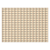 Nappe L'arbre de Noël avec le rouge de décorations (Devant (Horizontal))