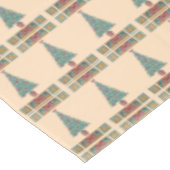 Nappe L'arbre de Noël avec le rouge de décorations (Angle)