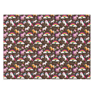 Nappe l'arc-en-ciel de licorne badine le cheval
