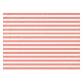Nappe large de corail moderne de rayure (Devant (Horizontal))