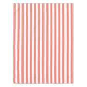 Nappe large de corail moderne de rayure (Devant)