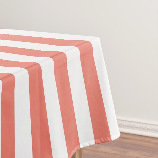Nappe large de corail moderne de rayure (In Situ)