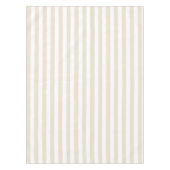 Nappe large ene ivoire moderne de rayure (Devant)