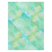 Nappe L'art Abstrait bleu et vert (Devant)