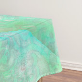 Nappe L'art Abstrait bleu et vert (In Situ)