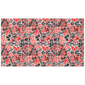 Nappe L'art populaire ukrainien motif floral abstact  (Devant (Horizontal))