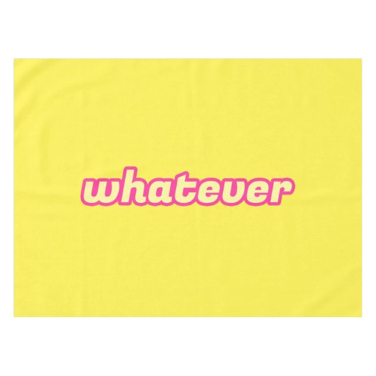 Nappe L'art "Quoi que ce soit" (Devant (Horizontal))