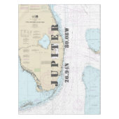 Nappe Latitude de longitude nautique Jupiter FL (Devant)