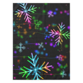 Nappe L'atmosphère de Noël festive et animée de Slippery (Devant)