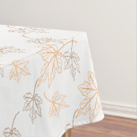 L'automne vintage Brown d'orange laisse le motif
