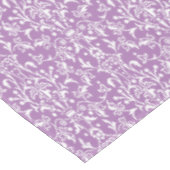 Nappe Lavande de Damas et blanc (Angle)
