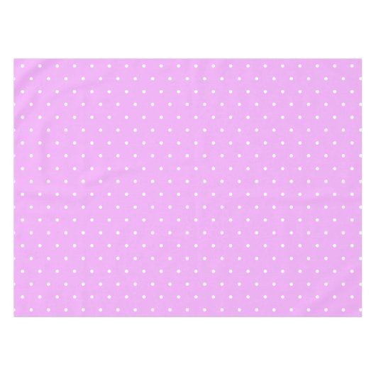 Nappe Lavande et pois blancs (Devant (Horizontal))