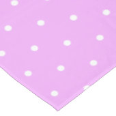 Nappe Lavande et pois blancs (Angle)