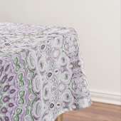 Nappe Lavande et vert Mandala Motif Design (In Situ)