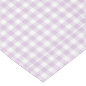 Nappe Lavande Pâle Moderne à Carreaux Gingham Rustique (Angle)