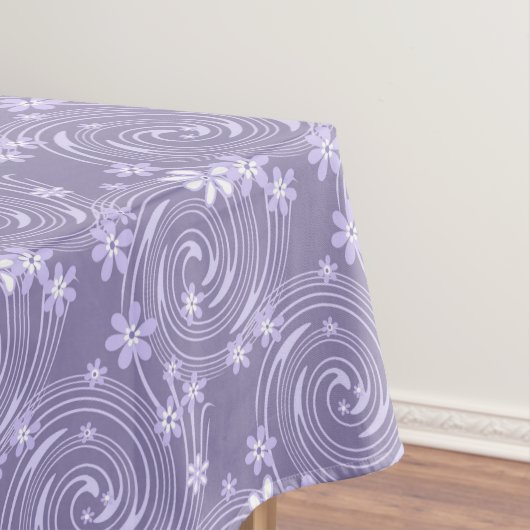 Nappe Lavandre violette tourbillon couleur fleurs flore (In Situ)
