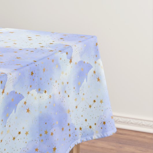 Nappe Lavendar Golden Star Motif (In Situ)