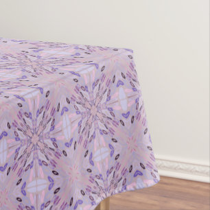 Nappe Lavender Mauve rose violet géométrique Art Abstrai