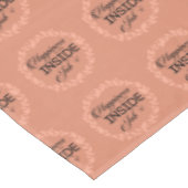 Nappe Le Bonheur Est Une Guirlande De Travail Intérieure (Angle)