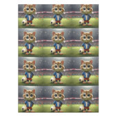 Nappe "Le buteur parfait : Le chat de foot 3D" (Devant)