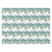 Nappe Le Cerf De Roe Danse À Travers La Neige (Devant (Horizontal))