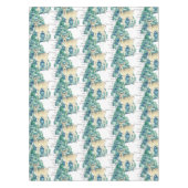 Nappe Le Cerf De Roe Danse À Travers La Neige (Devant)