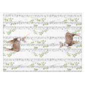 Nappe Le Cerf Doe Buck Chasse Aux Bois (Devant (Horizontal))