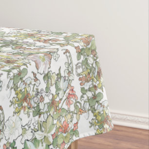 Nappe Le chèvrefeuille de Nouveau d'art de Mucha fleuri