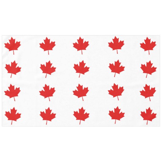 Nappe Le drapeau de la Feuille d'érable du Canada (Devant (Horizontal))