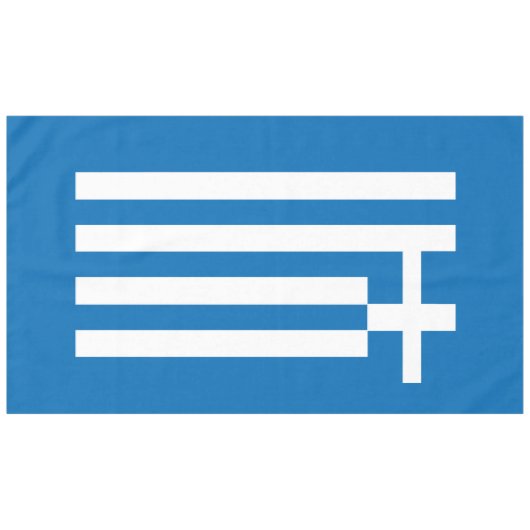 Nappe Le drapeau national de la Grèce (Devant (Horizontal))