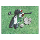 Nappe Le golf chausse le conducteur de club de gants de (Devant (Horizontal))