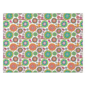 Nappe le griffonnage fleurit le motif d'arrière - plan (Devant (Horizontal))