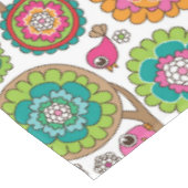 Nappe le griffonnage fleurit le motif d'arrière - plan (Angle)