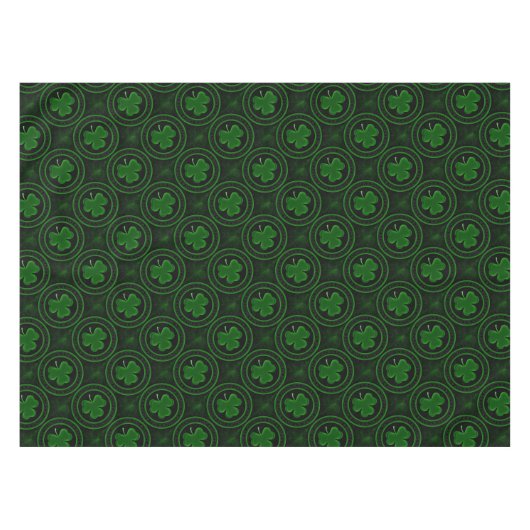Nappe le jour de St Patrick vert de shamrock (Devant (Horizontal))