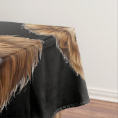 Nappe Le Majestic King Lion Head Mane sur Black Party (In Situ)