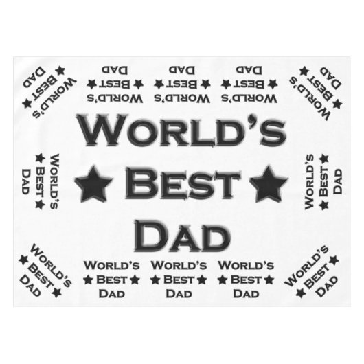 Nappe Le meilleur papa du monde (Devant (Horizontal))