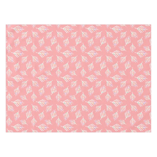 Nappe Le pastel blanc rose moderne pointille des (Devant (Horizontal))