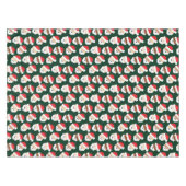 Nappe Le Père Noël Diverse Peau Verte Rouge Tone Noël (Devant (Horizontal))