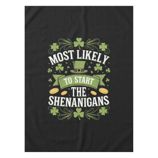 Nappe Le Plus Probable À Démarrer Le St patrick Shenanig (Devant)